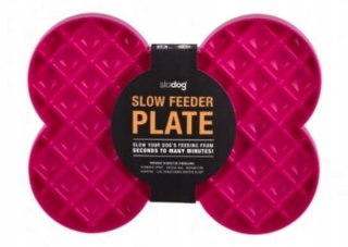 MATA SLODOG SLOW FEEDER PLATE MISKA SPOWALNIAJĄCA RÓŻOWA