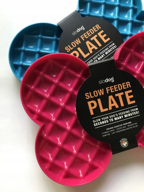 MATA SLODOG SLOW FEEDER PLATE MISKA SPOWALNIAJĄCA RÓŻOWA