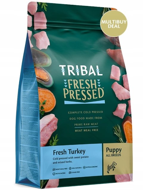 TRIBAL PUPPY ŚWIEŻY INDYK 5KG BEZZBOŻOWA SZCZENIAK TRIBAL PUPPY ŚWIEŻY INDYK 5KG BEZZBOŻOWA SZCZENIAK