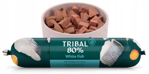 TRIBAL 80% ŚWIEŻE BIAŁA RYBA BEZZBOŻOWA MOKRA PIES TRIBAL 80% ŚWIEŻE BIAŁA RYBA BEZZBOŻOWA MOKRA PIES