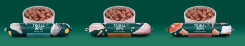 TRIBAL 80% ŚWIEŻE BIAŁE RYBY BEZZBOŻOWA PIES 3X750G