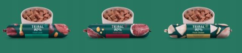 TRIBAL 80% ŚWIEŻE BIAŁE RYBY BEZZBOŻOWA PIES 3X750G