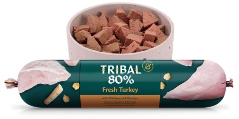 TRIBAL 80% ŚWIEŻY INDYK BEZZBOŻOWA PIES 3 x 750G