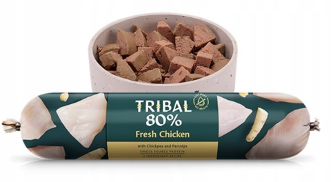 TRIBAL 80% ŚWIEŻY KURCZAK BEZZBOŻOWA PIES 3 x 750G