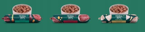 TRIBAL 80% ŚWIEŻY KURCZAK BEZZBOŻOWA PIES 3 x 750G