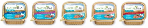 NATURINA EASY CAT 4 x 100G ŁOSOŚ Z PSTRĄGIEM KOT