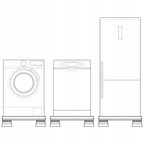 PODSTAWA POD PRALKĘ SUSZARKĘ KÓŁKA POZIOMICE QVANT