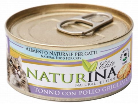 NATURINA KARMA ELITE WET TUŃCZYK GRILOWANY KURCZAK 4x70g KOT