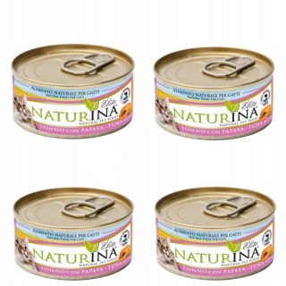 NATURINA KARMA ELITE WET TUŃCZYK I PAPAY 4x70G KOT