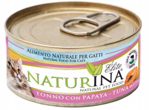 NATURINA KARMA ELITE WET TUŃCZYK I PAPAY 4x70G KOT