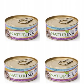 NATURINA KARMA ELITE WET TUŃCZYK Z SEREM 4x70G KOT