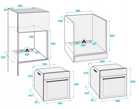 PIEKARNIK DO ZABUDOWY BEKO BIM22303M GRILL