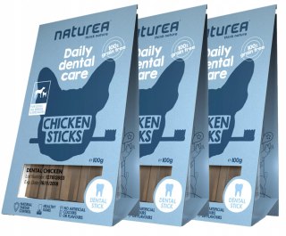 3X NATUREA DENTAL STICKS KURCZAK PRZYSMAKI DENTYST