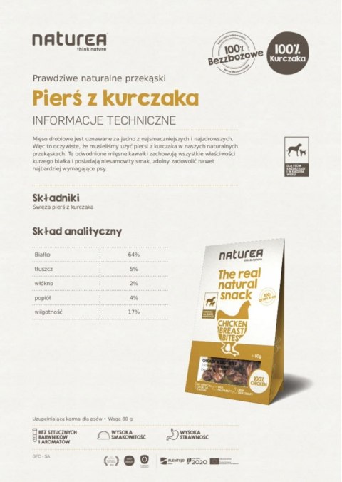 3X NATUREA PIERŚ Z KURCZAKA NATURALNE PRZYSMAKI