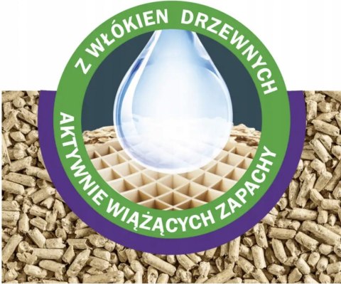 ŻWIREK ZBRYLAJĄCY CAT'S BEST DREWNIANY ECO KOT SMART PELLETS 20L