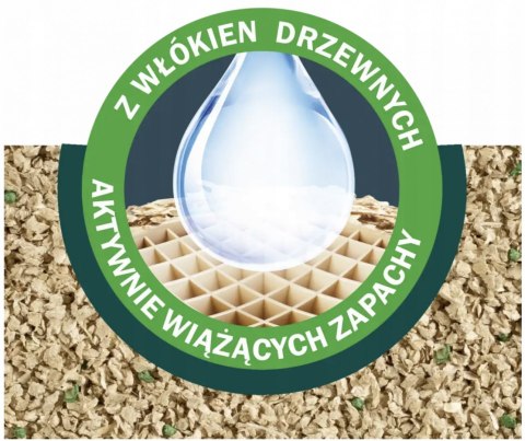 ŻWIREK ZBRYLAJĄCY CAT'S BEST DREWNIANY ECO KOT SENSITIVE 8L