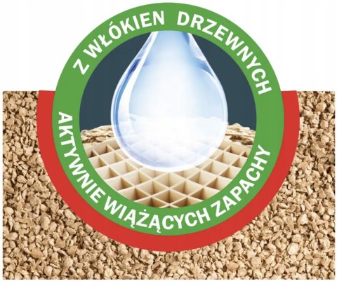 ŻWIREK ZBRYLAJĄCY CAT'S BEST DREWNIANY ECO KOT ORIGINAL 10L