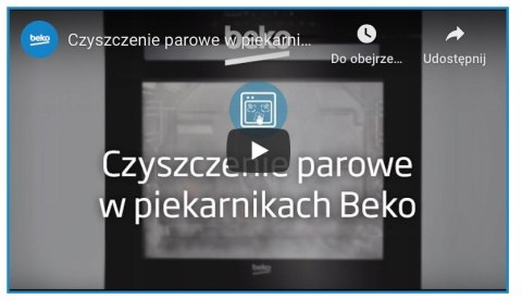 PIEKARNIK DO ZABUDOWY BEKO BIM24300WS BIAŁY GRILL