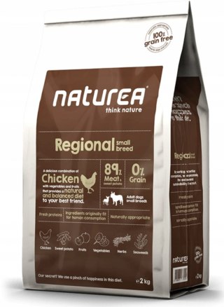 NATUREA GRAINFREE REGIONAL SMALL KURCZAK 7KG PIES