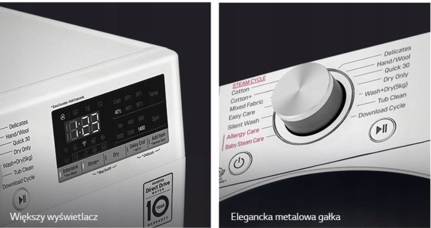 PRALKO SUSZARKA LG F4DN409S0 1400 OBR 9/5 Wi-Fi PRALKO SUSZARKA LG F4DN409S0 1400 OBR 9/5 Wi-Fi