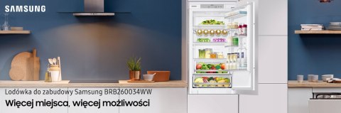 LODÓWKA SAMSUNG BRB260034WW/EF BIAŁA 177CM