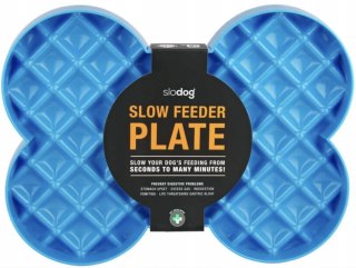 MATA SLODOG SLOW FEEDER PLATE MISKA SPOWALNIAJĄCA NIEBIESKA