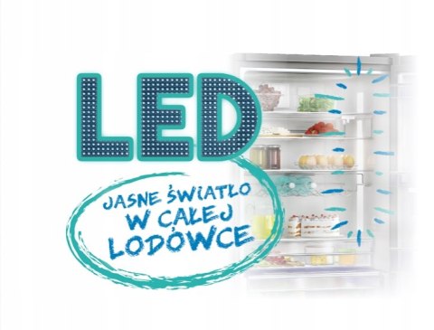 LODÓWKA BEKO RCSA210K30WN BIAŁA LED