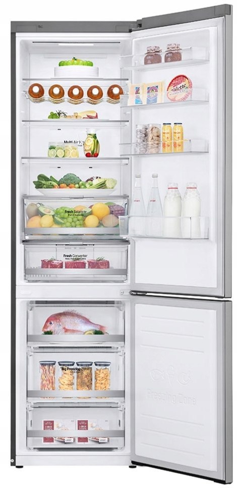 LODÓWKA LG GBB72PZDFN SREBRNA 203 CM Wi-Fi LODÓWKA LG GBB72PZDFN SREBRNA 203 CM Wi-Fi