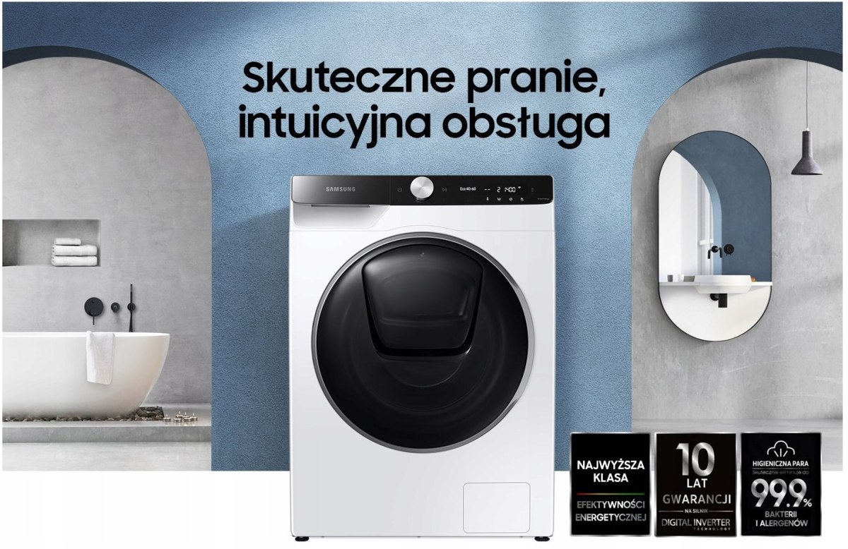 PRALKA SAMSUNG WW80T954ASE 1400OBR 8KG Wi-Fi PRALKA SAMSUNG WW80T954ASE 1400OBR 8KG Wi-Fi