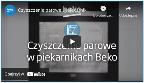 PIEKARNIK DO ZABUDOWY BEKO BIE24301W 71L GRILL