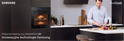 PIEKARNIK ZABUDOWA SAMSUNG NV66M3531BS INOX GRILL