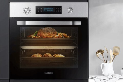 PIEKARNIK ZABUDOWA SAMSUNG NV66M3531BS INOX GRILL