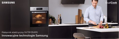 PIEKARNIK ZABUDOWA SAMSUNG NV70M3541RS INOX GRILL