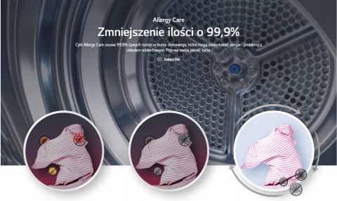 SUSZARKA DO UBRAŃ LG RC90V9AV3Q Allergy Care Wi-Fi