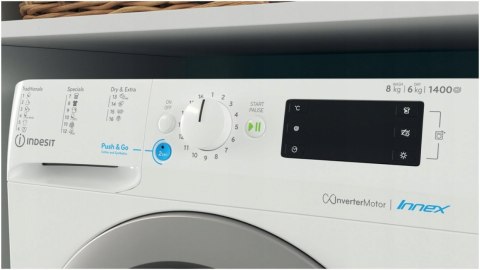 PRALKO SUSZARKA INDESIT BDE 861483X WS EU INWERTER