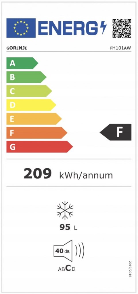 ZAMRAŻARKA SKRZYNIOWA GORENJE FH101AW