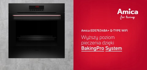 PIEKARNIK DO ZABUDOWY AMICA ED57634BA+ Q-TYPE WiFi