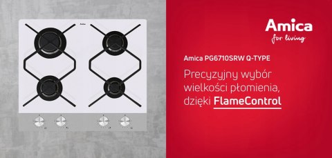 PŁYTA GAZOWA DO ZABUDOWY AMICA PG6710SRW 60CM