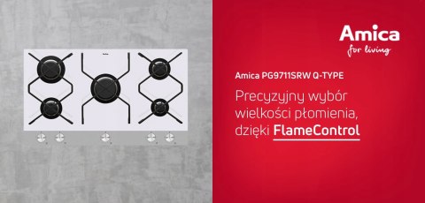 PŁYTA GAZOWA DO ZABUDOWY AMICA PG9711SRW 89CM