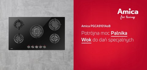 PŁYTA GAZOWA DO ZABUDOWY AMICA PGCA9101AoB 86CM