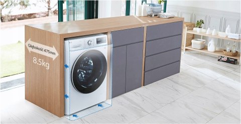 PRALKA LG F2WV7S8S1E 8,5KG 1200OBR Steam Spa Wi-Fi