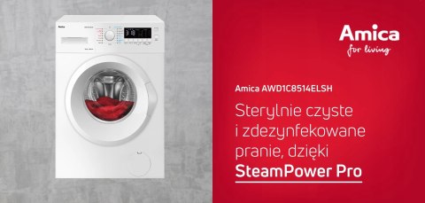 PRALKO SUSZARKA AMICA AWD1C8514ELSH Steam Power