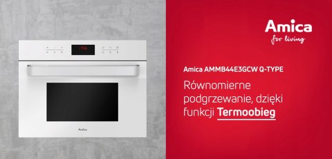 PIEKARNIK KOMPAKTOWY AMICA AMMB44E3GCW 44L Grill