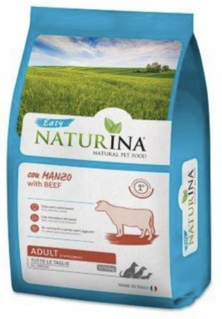 KARMA DLA PSA NATURINA EASY ADULT Z WOŁOWINĄ 2,5KG