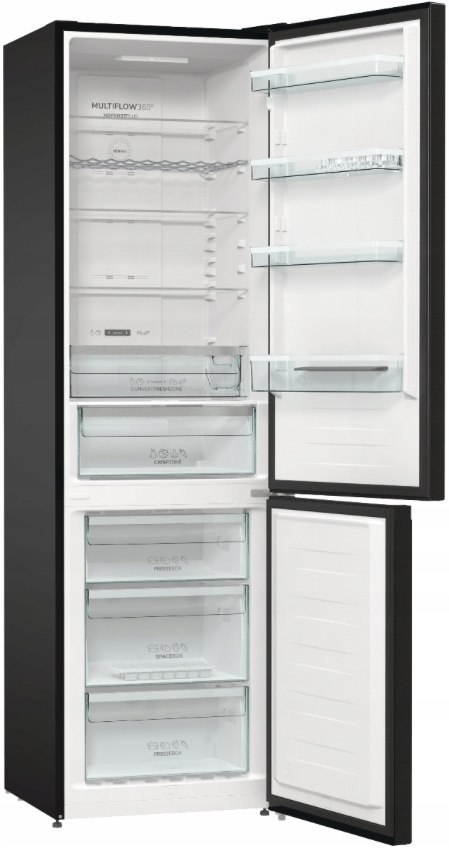 LODÓWKA GORENJE NRK620EABXL4 NO FROST CZARNA 200CM LODÓWKA GORENJE NRK620EABXL4 NO FROST CZARNA 200CM