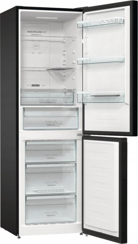 LODÓWKA GORENJE NRK6192SYBK NOFROST 300L CZARŃ LED