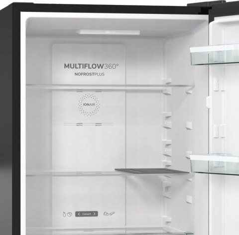 LODÓWKA GORENJE NRK6192SYBK NOFROST 300L CZARŃ LED