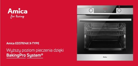 PIEKARNIK AMICA ED37614X X-TYPE Kataliza Grill