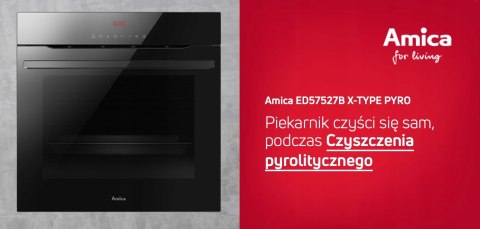 PIEKARNIK AMICA ED57527B X-TYPE PYROliza Grill