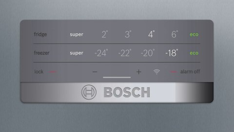 LODÓWKA BOSCH KGN39MLEP NO FROST 203 CM INOX